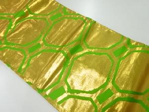 アンティーク　抽象模様織出し名古屋帯（着用可）